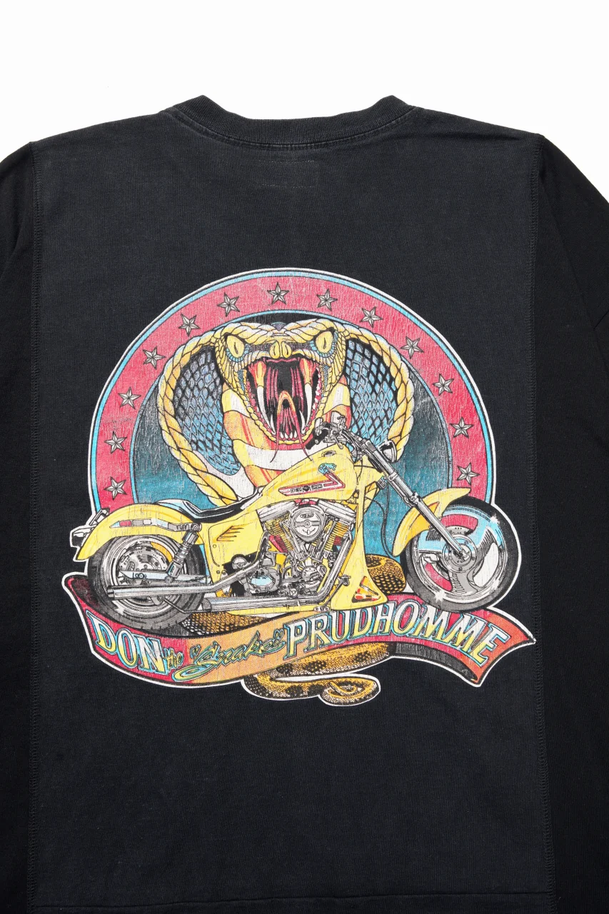 CHANGES exclusive VINTAGE REMAKE SHORT SLEEVE TEE (BLACK #E) - Image 5