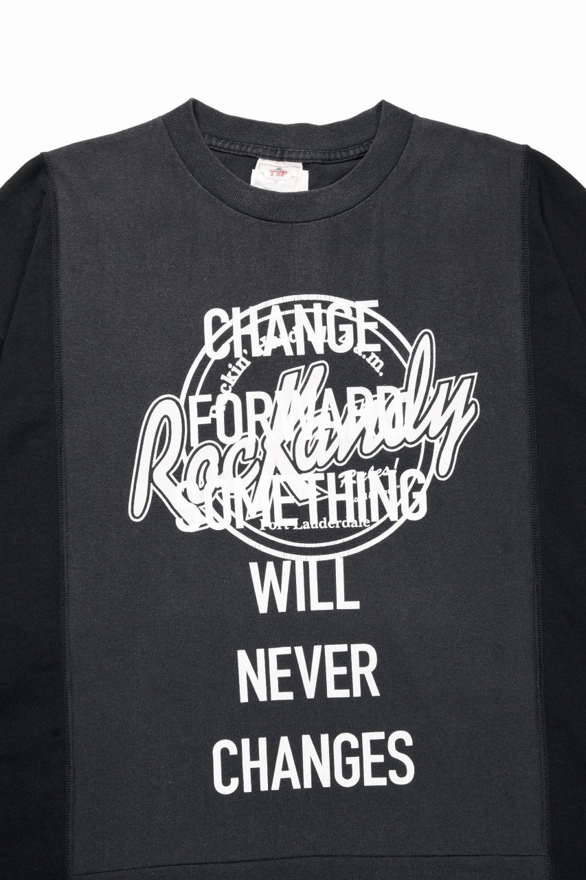 CHANGES exclusive VINTAGE REMAKE SHORT SLEEVE TEE (BLACK #G) - Image 2