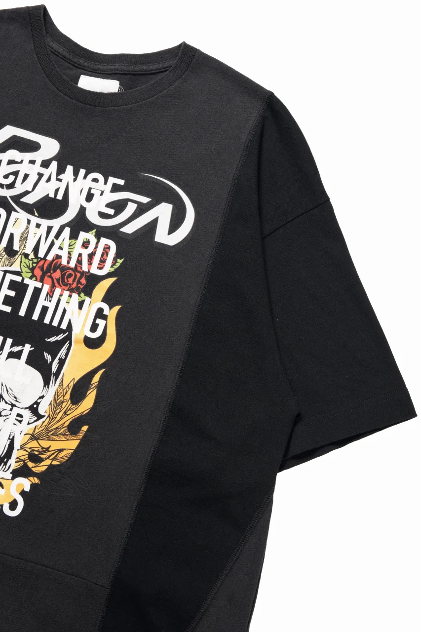 CHANGES exclusive VINTAGE REMAKE SHORT SLEEVE TEE (BLACK #H) - Image 2