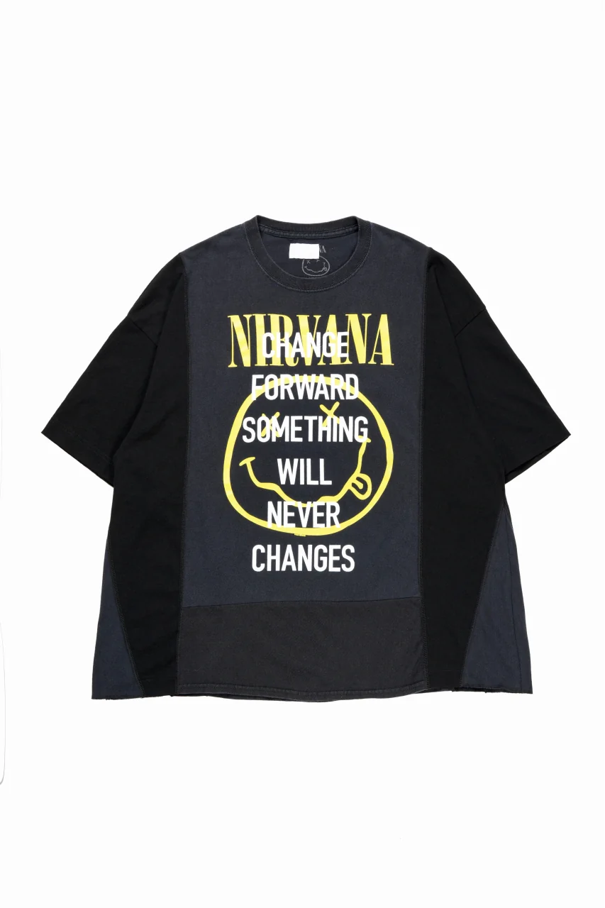 CHANGES exclusive VINTAGE REMAKE SHORT SLEEVE TEE (BLACK #I)