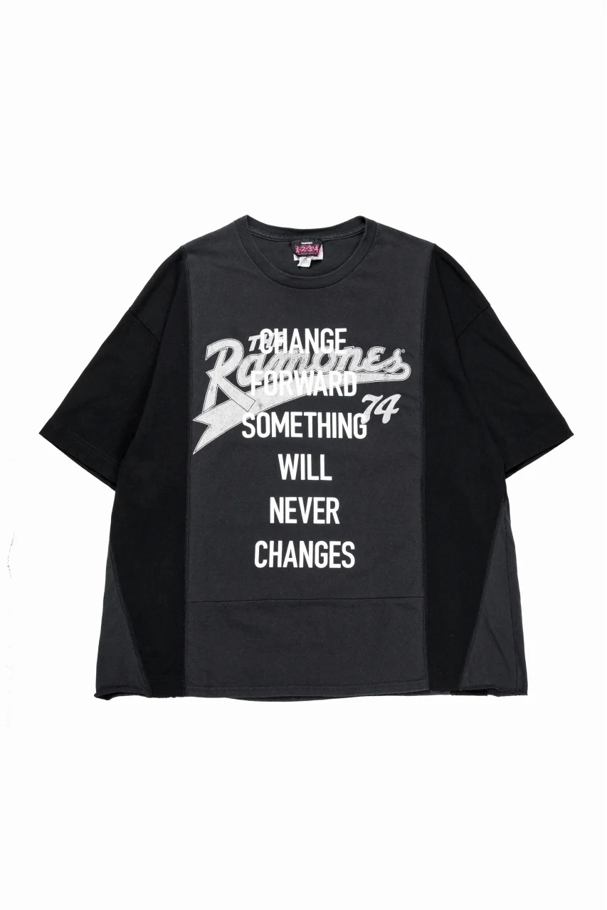 CHANGES exclusive VINTAGE REMAKE SHORT SLEEVE TEE (BLACK #J)
