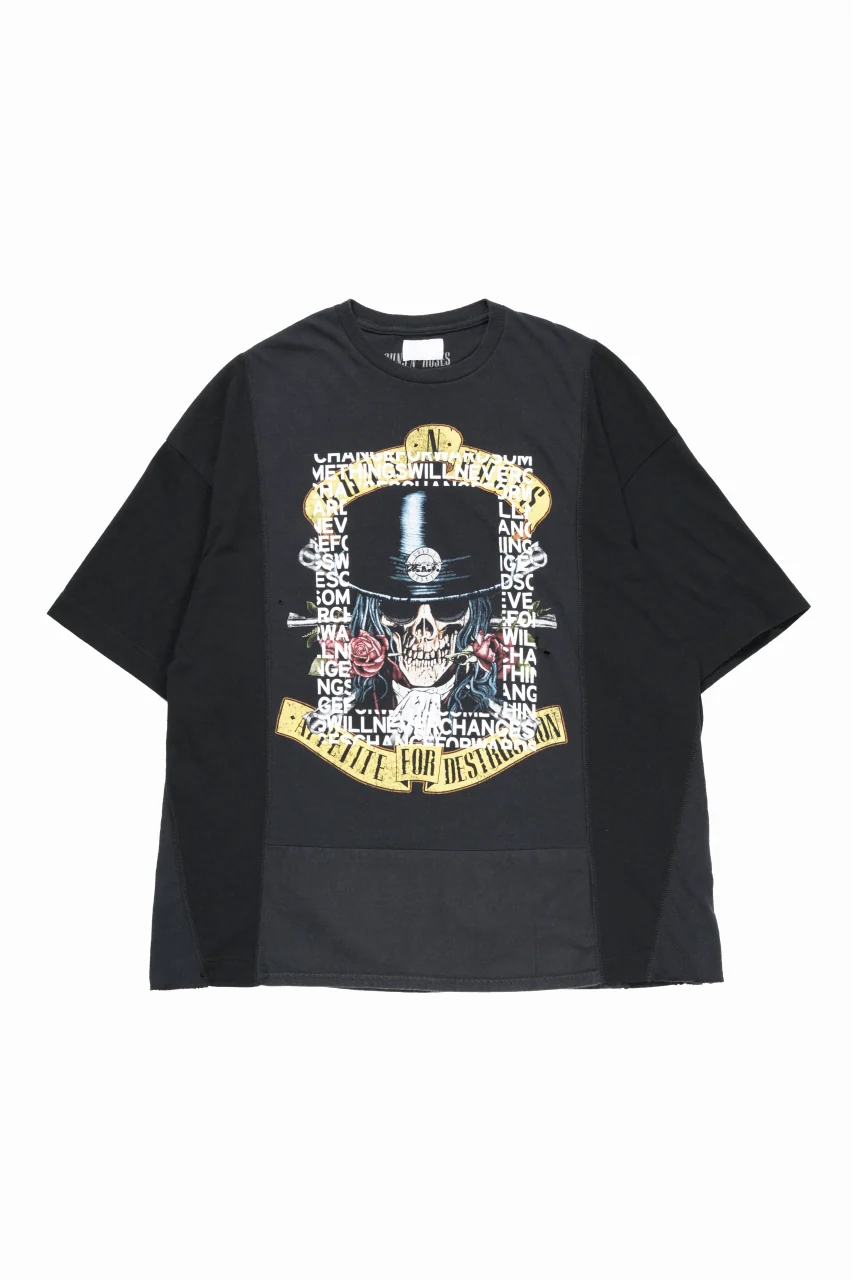 CHANGES exclusive VINTAGE REMAKE SHORT SLEEVE TEE (BLACK #L)