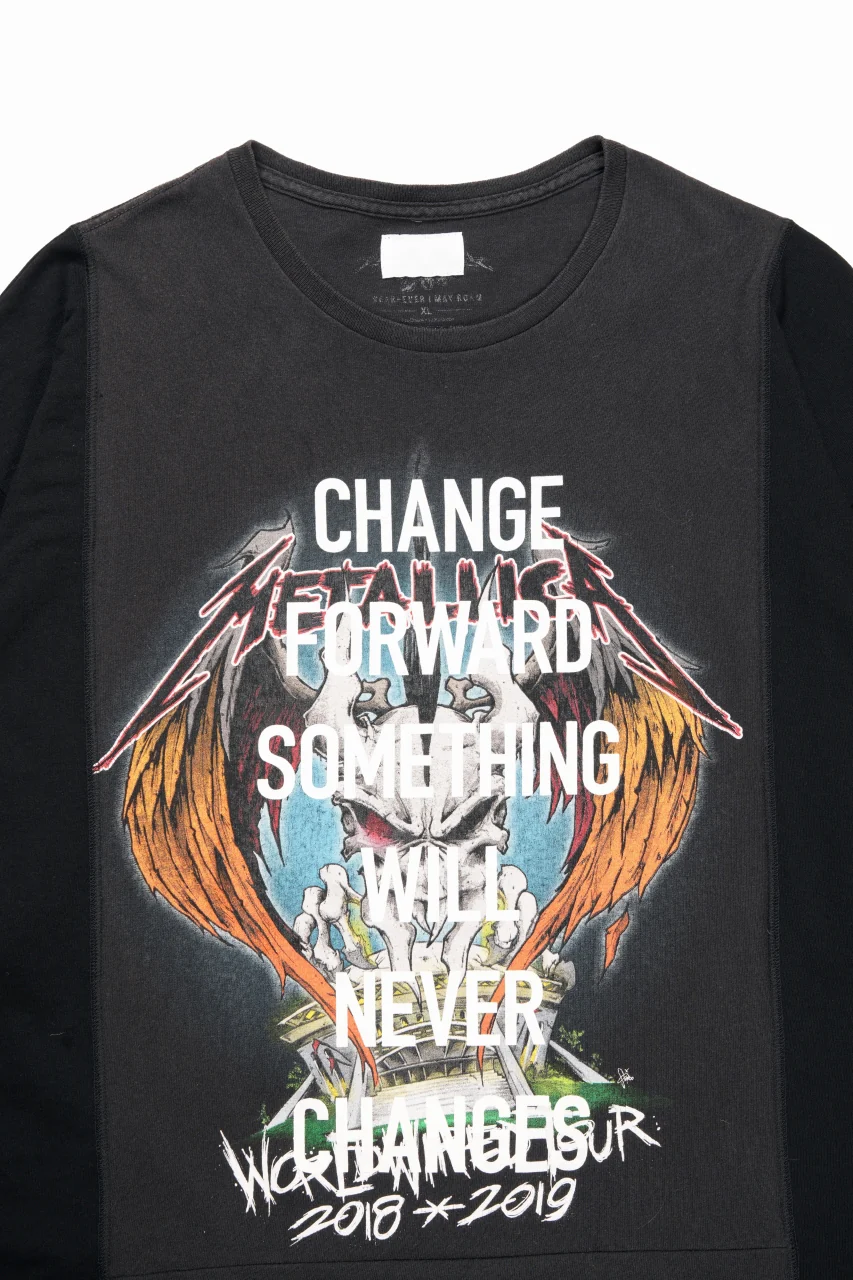 CHANGES exclusive VINTAGE REMAKE SHORT SLEEVE TEE (BLACK #M) - Image 2