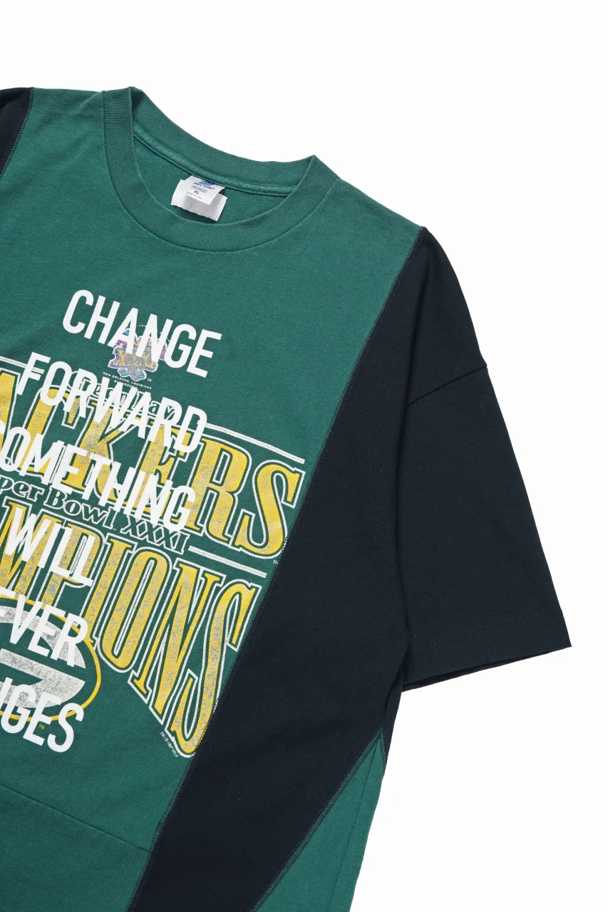 CHANGES exclusive VINTAGE REMAKE SHORT SLEEVE TEE (GREEN #P) - Image 3