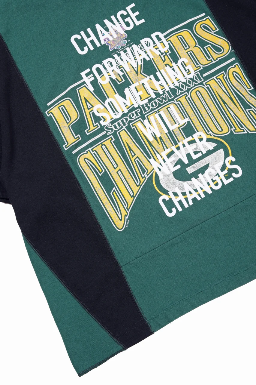 CHANGES exclusive VINTAGE REMAKE SHORT SLEEVE TEE (GREEN #P) - Image 5