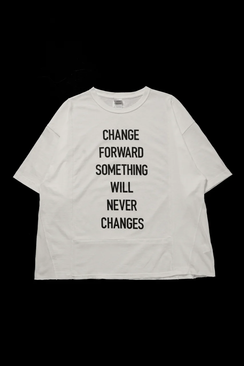 CHANGES exclusive VINTAGE REMAKE SHORT SLEEVE TEE (WHITE #A) - Image 6