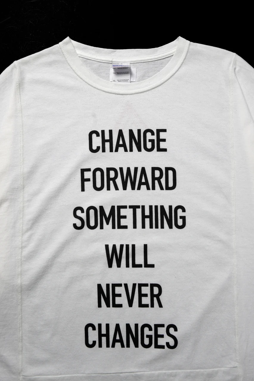 CHANGES exclusive VINTAGE REMAKE SHORT SLEEVE TEE (WHITE #A) - Image 7
