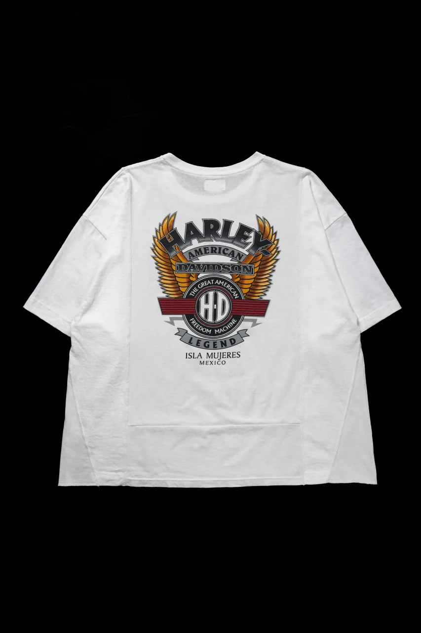 CHANGES exclusive VINTAGE REMAKE SHORT SLEEVE TEE (WHITE #B)