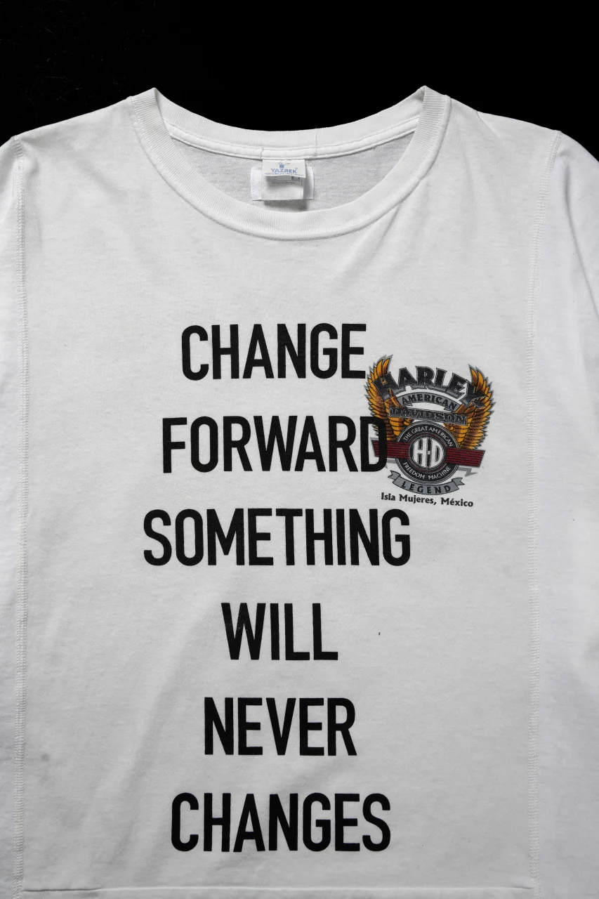 CHANGES exclusive VINTAGE REMAKE SHORT SLEEVE TEE (WHITE #B) - Image 6