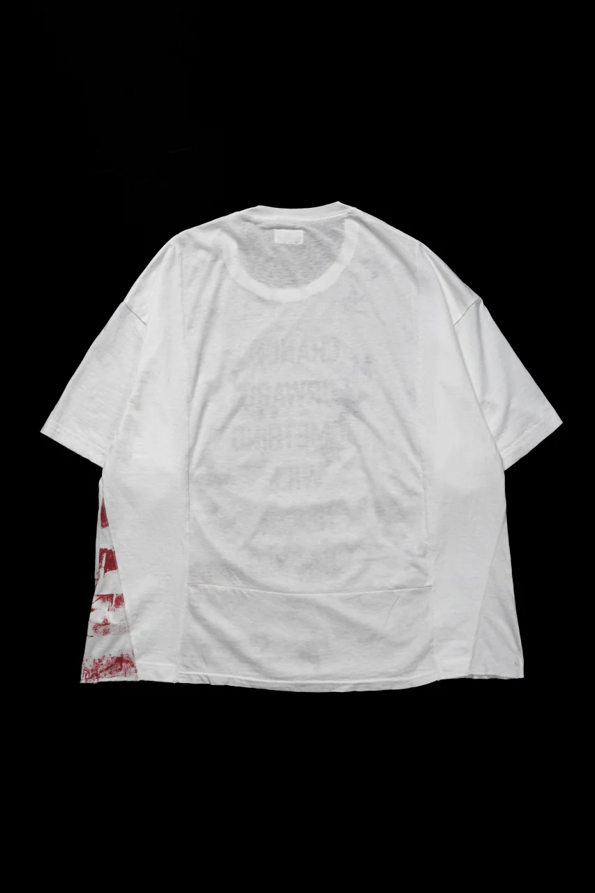 CHANGES exclusive VINTAGE REMAKE SHORT SLEEVE TEE (WHITE #C) - Image 4