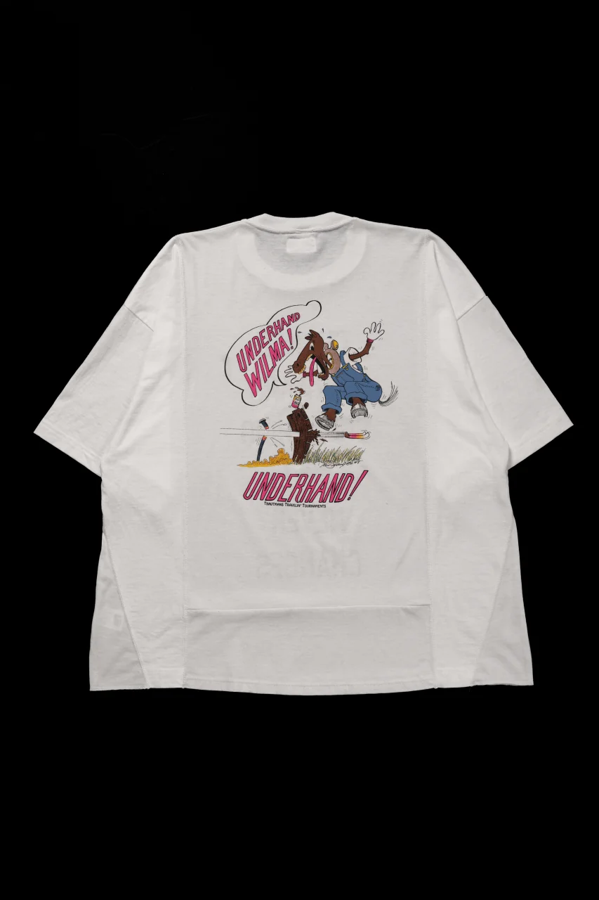 CHANGES exclusive VINTAGE REMAKE SHORT SLEEVE TEE (WHITE #E)