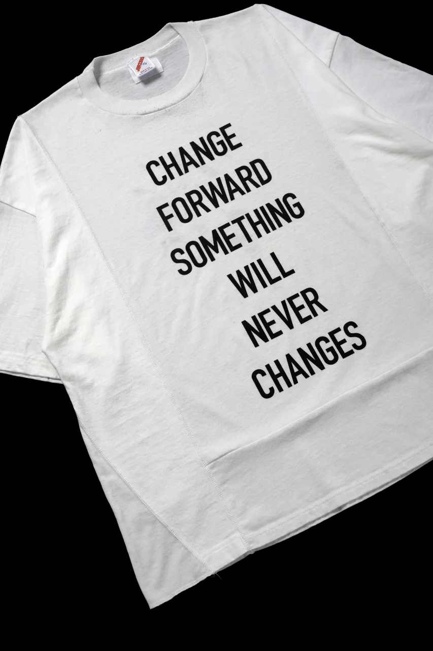 CHANGES exclusive VINTAGE REMAKE SHORT SLEEVE TEE (WHITE #E) - Image 6