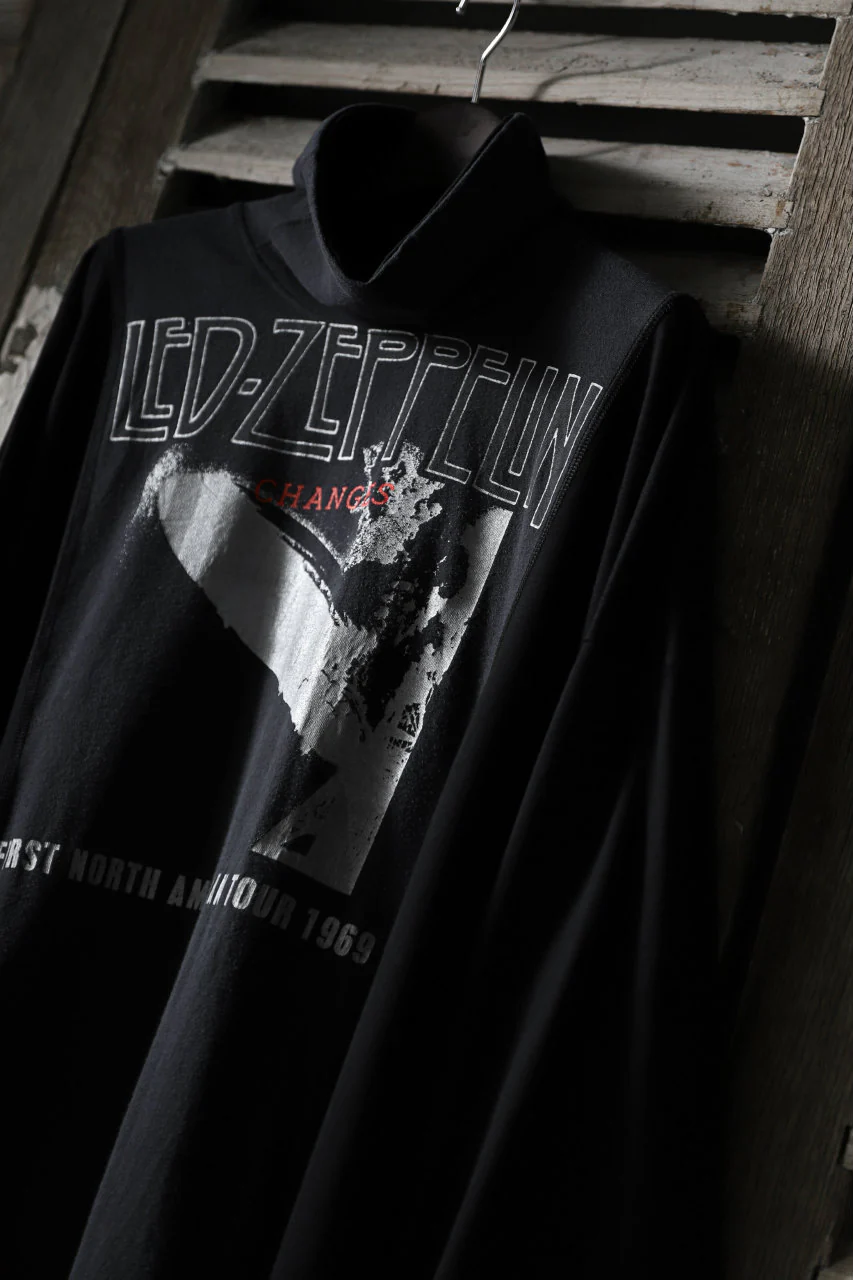 CHANGES VINTAGE REMAKE TURTLE-NECK BAND L/S TEE (BLACK #A) - Image 13