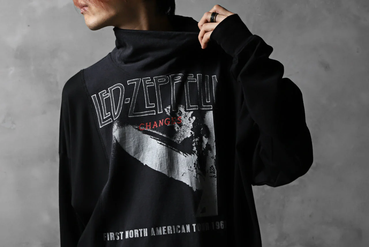 CHANGES VINTAGE REMAKE TURTLE-NECK BAND L/S TEE (BLACK #A) - Image 14