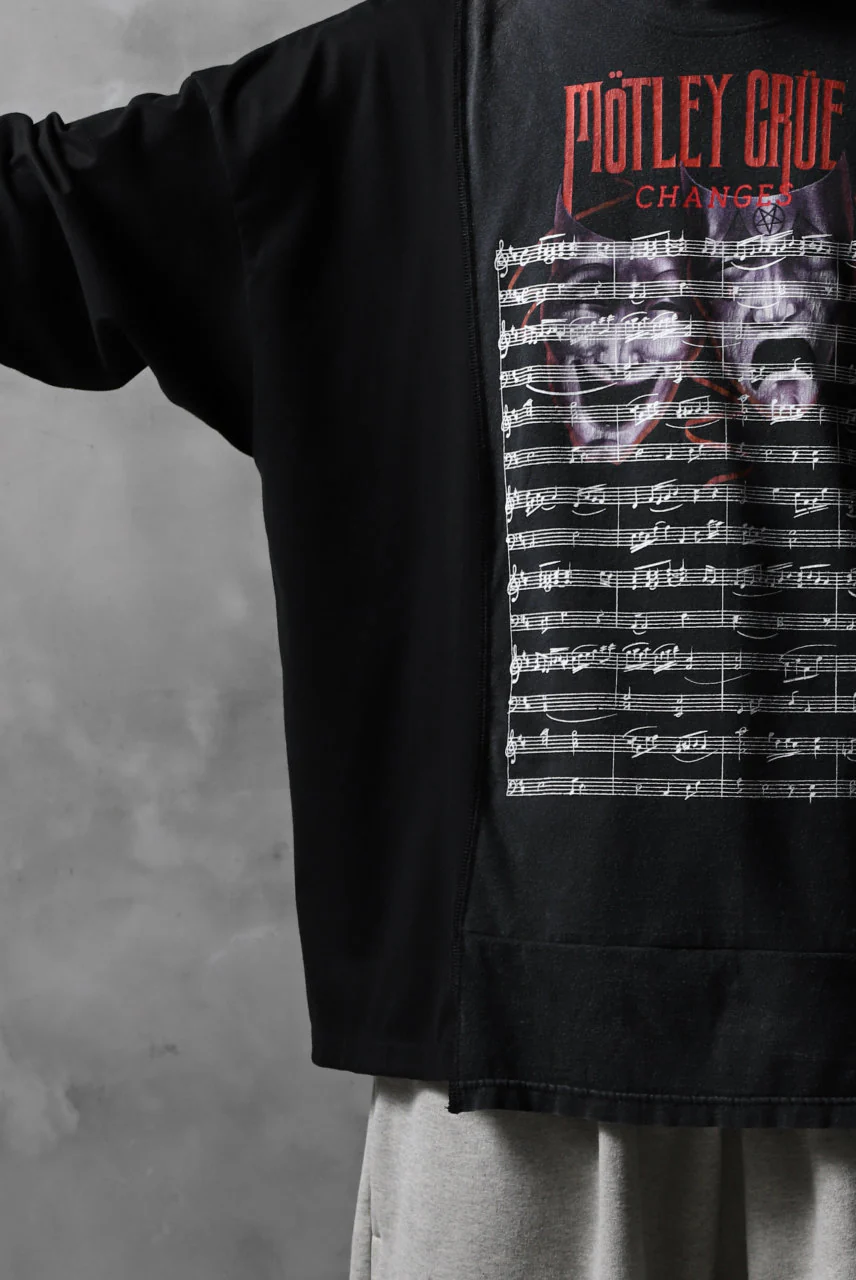 CHANGES VINTAGE REMAKE TURTLE-NECK BAND L/S TEE (BLACK #B) - Image 7
