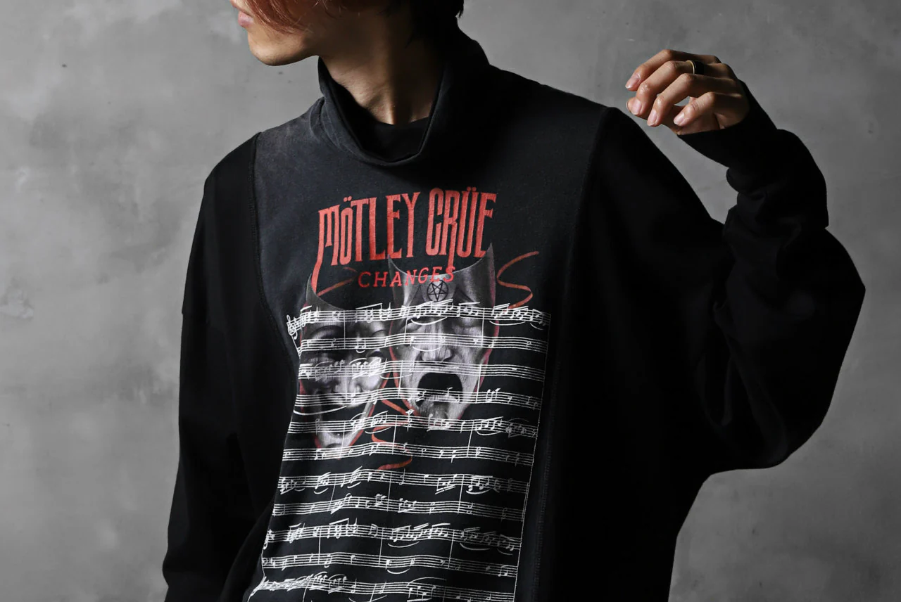 CHANGES VINTAGE REMAKE TURTLE-NECK BAND L/S TEE (BLACK #B) - Image 9