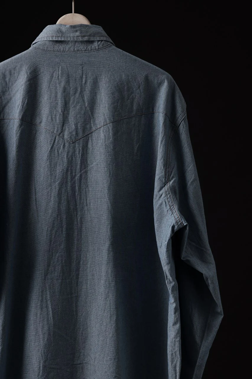 CHANGES VINTAGE REMAKE WESTERN SHIRT (INDIGO #C) - Image 11