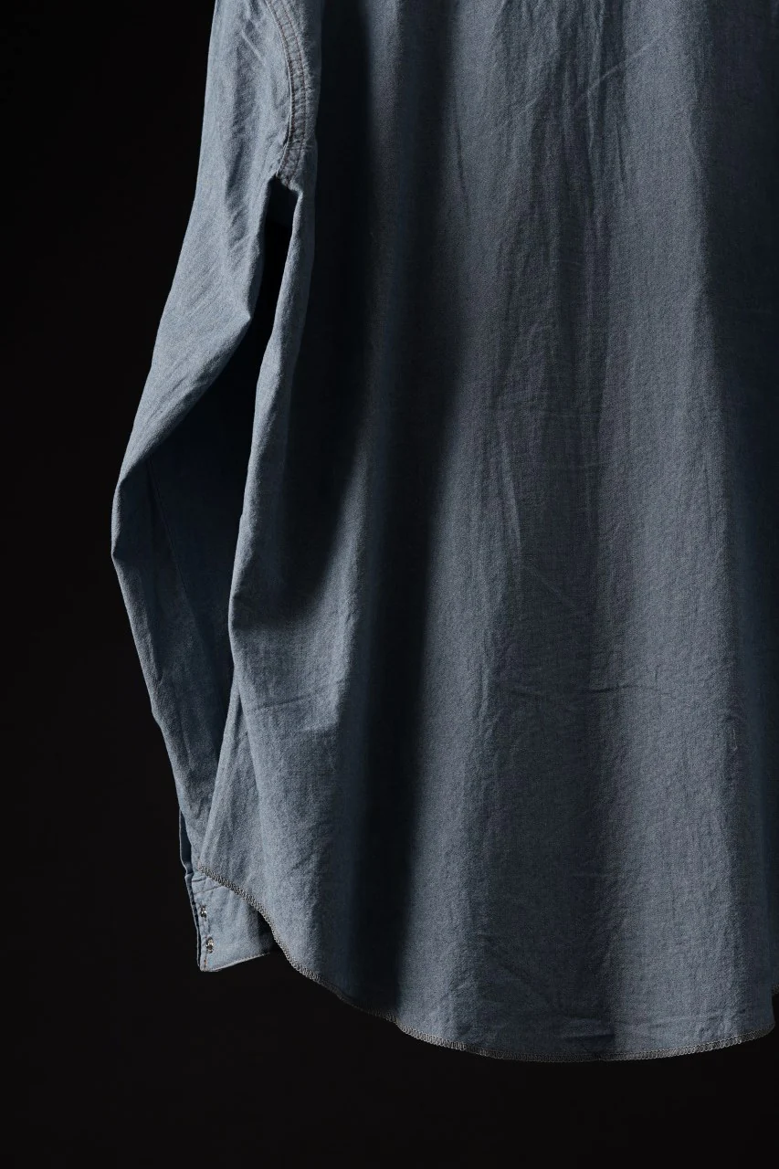 CHANGES VINTAGE REMAKE WESTERN SHIRT (INDIGO #C) - Image 12