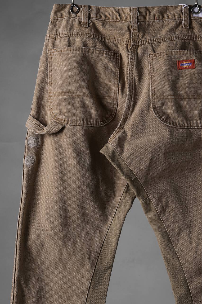 CHANGES x LOOM exclusive REMAKE REGULAR FIT CARPENTER PANTS / VINTAGE DUCK FABRIC (STONE WASHED) (BEIGE #B) - Image 10