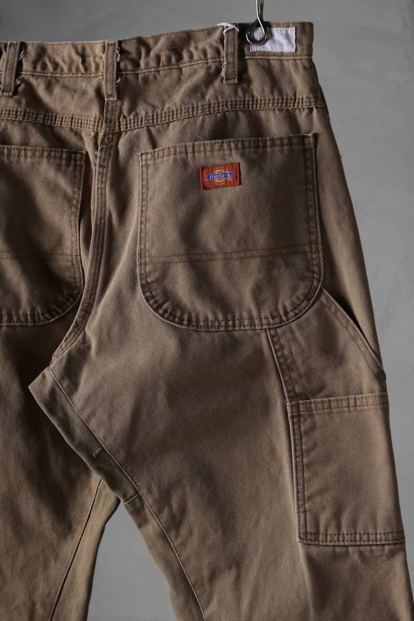 CHANGES x LOOM exclusive REMAKE REGULAR FIT CARPENTER PANTS / VINTAGE DUCK FABRIC (STONE WASHED) (BEIGE #B) - Image 11