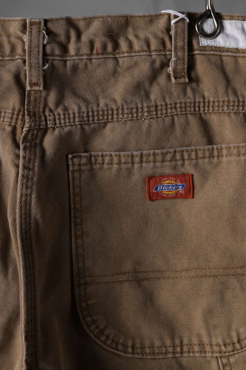 CHANGES x LOOM exclusive REMAKE REGULAR FIT CARPENTER PANTS / VINTAGE DUCK FABRIC (STONE WASHED) (BEIGE #B) - Image 12