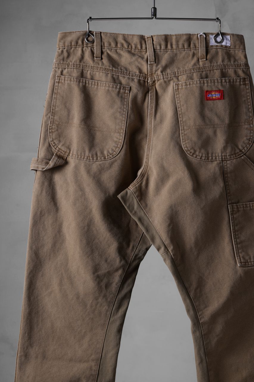 CHANGES x LOOM exclusive REMAKE REGULAR FIT CARPENTER PANTS / VINTAGE DUCK FABRIC (STONE WASHED) (BEIGE #C) - Image 10