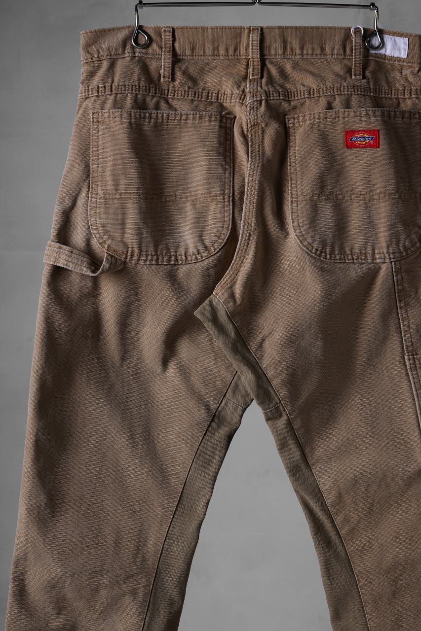 CHANGES x LOOM exclusive REMAKE REGULAR FIT CARPENTER PANTS / VINTAGE DUCK FABRIC (STONE WASHED) (BEIGE #D) - Image 10