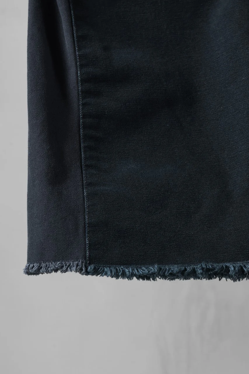 CHANGES x LOOM exclusive REMAKE REGULAR FIT CARPENTER PANTS / VINTAGE DUCK FABRIC (STONE WASHED) (BLACK #B) - Image 10