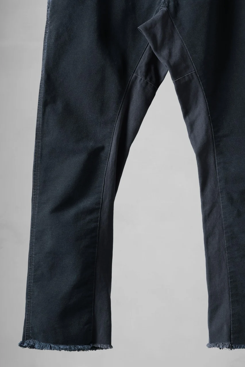 CHANGES x LOOM exclusive REMAKE REGULAR FIT CARPENTER PANTS / VINTAGE DUCK FABRIC (STONE WASHED) (BLACK #B) - Image 5