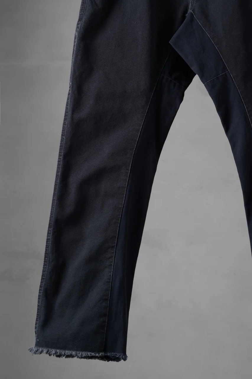 CHANGES x LOOM exclusive REMAKE REGULAR FIT CARPENTER PANTS / VINTAGE DUCK FABRIC (STONE WASHED) (BLACK #I) - Image 9