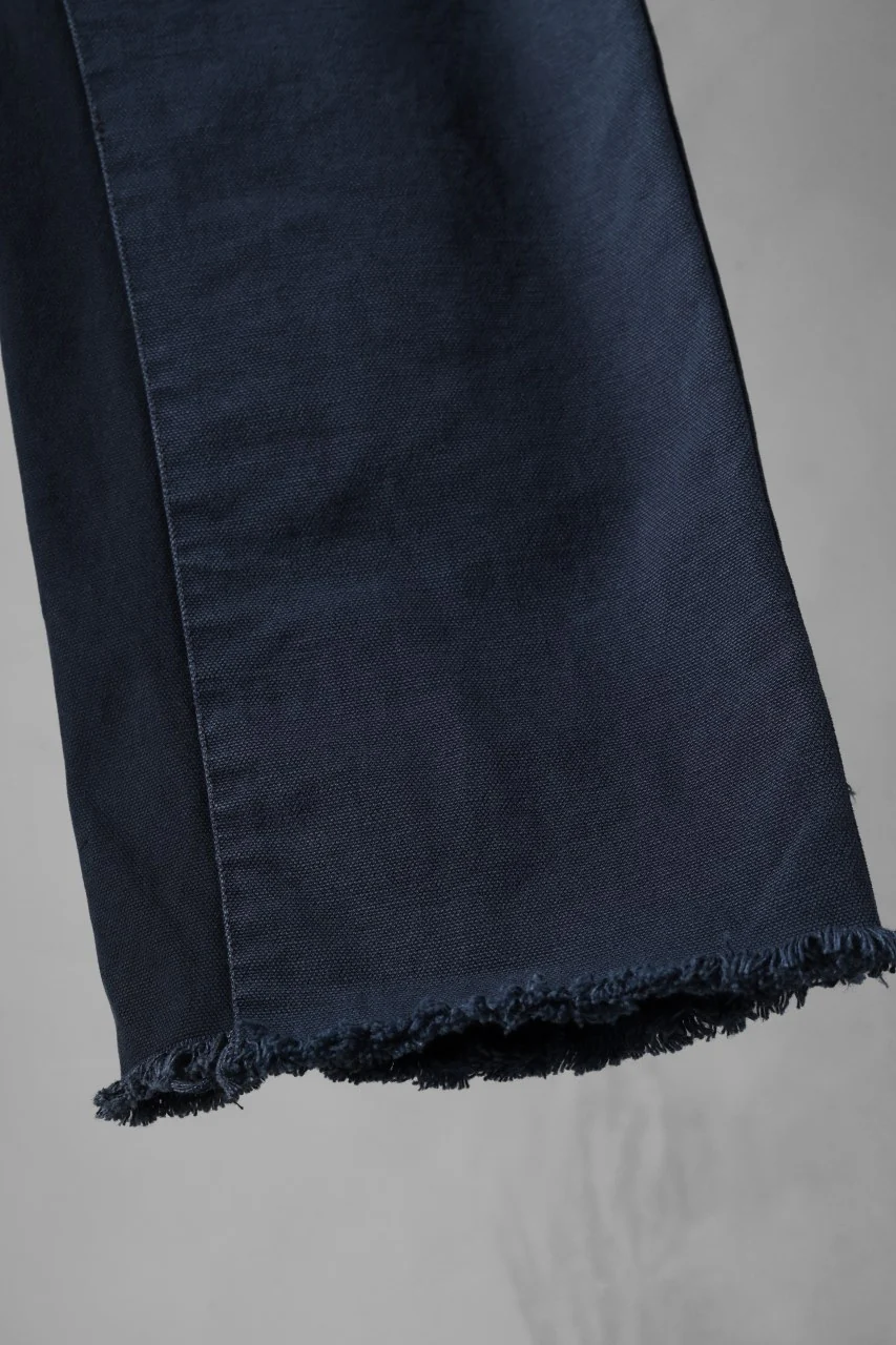 CHANGES x LOOM exclusive REMAKE REGULAR FIT CARPENTER PANTS / VINTAGE DUCK FABRIC (STONE WASHED) (NAVY #A) - Image 11