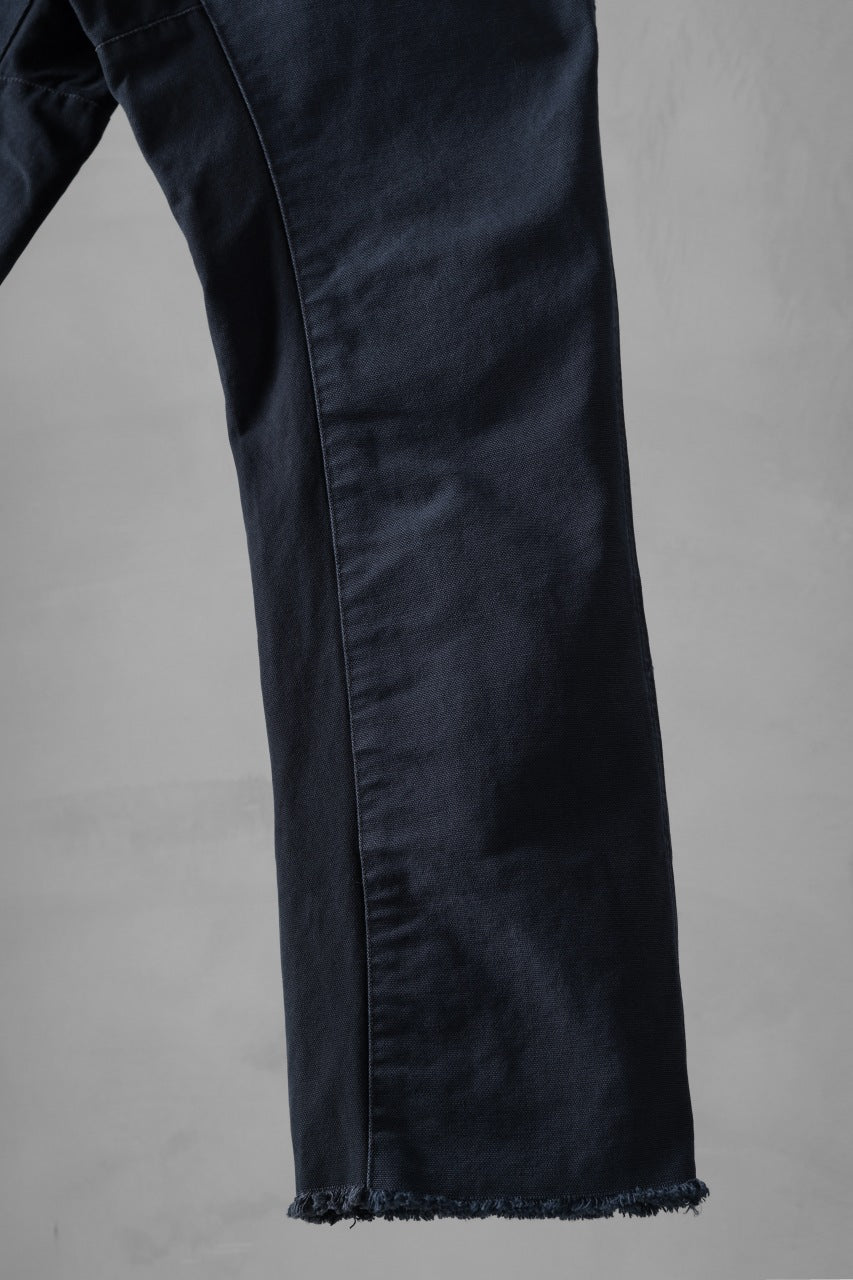 CHANGES x LOOM exclusive REMAKE REGULAR FIT CARPENTER PANTS / VINTAGE DUCK FABRIC (STONE WASHED) (NAVY #A) - Image 6