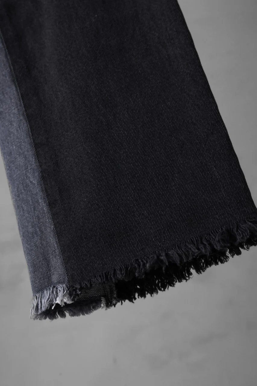 CHANGES x LOOM exclusive REMAKE REGULAR FIT DENIM PANTS / VINTAGE LEVI’S JEANS (BLACK #A) - Image 9