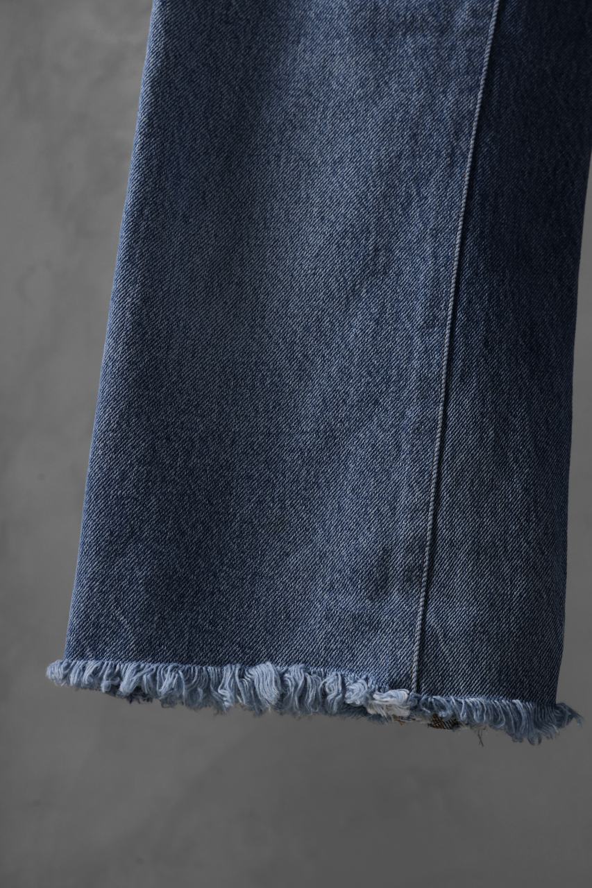 CHANGES x LOOM exclusive REMAKE REGULAR FIT DENIM PANTS / VINTAGE LEVI’S JEANS (INDIGO #E) - Image 10