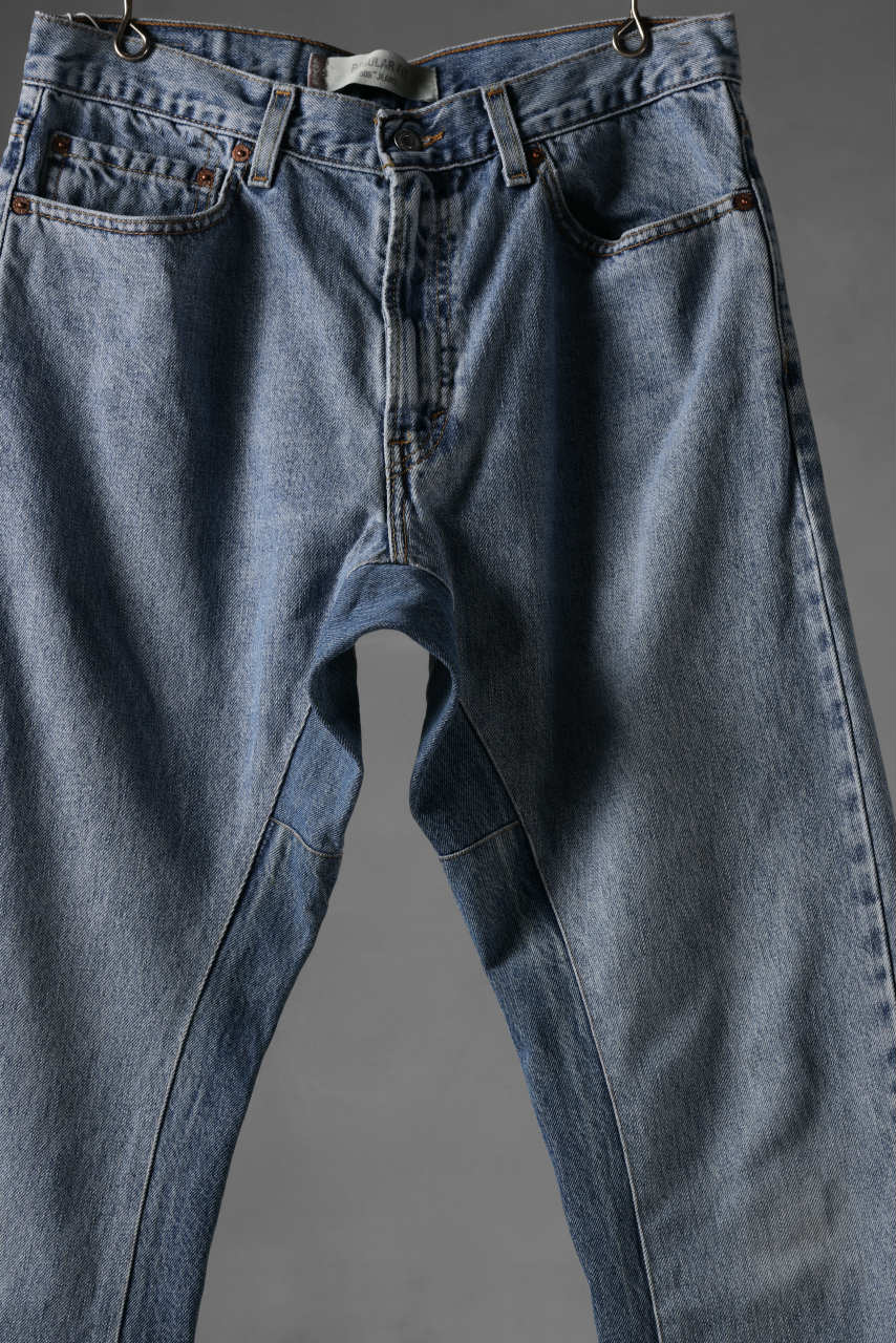 CHANGES x LOOM exclusive REMAKE REGULAR FIT DENIM PANTS / VINTAGE LEVI’S JEANS (INDIGO #I) - Image 4