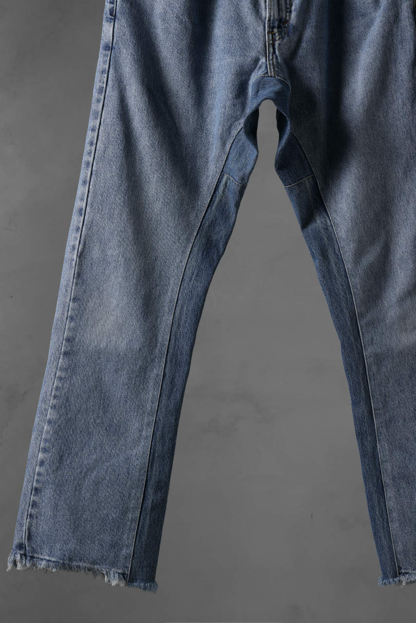 CHANGES x LOOM exclusive REMAKE REGULAR FIT DENIM PANTS / VINTAGE LEVI’S JEANS (INDIGO #I) - Image 5