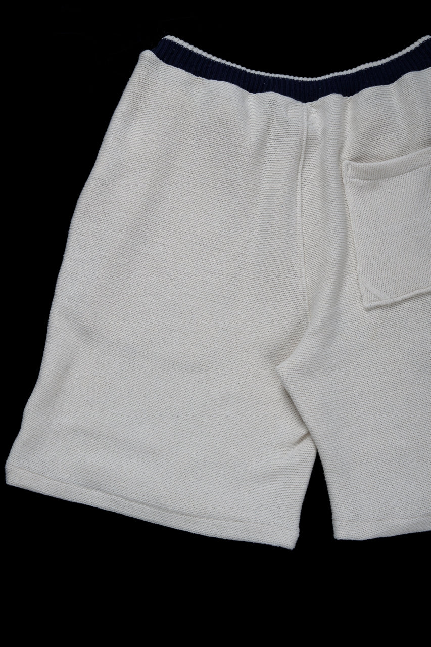 CHANGES x LOOM exclusive REMAKE SHORTS / VINTAGE COTTON KNIT (WHITE) - Image 10