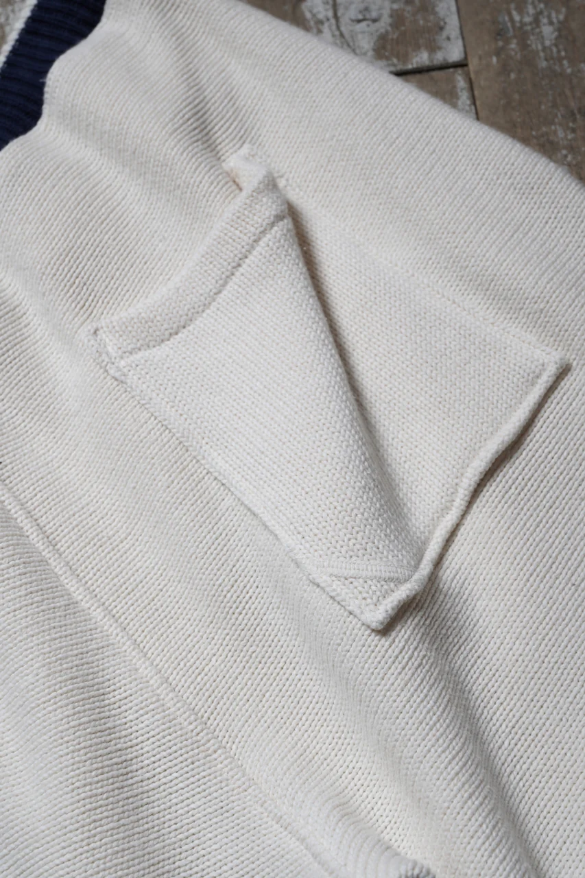 CHANGES x LOOM exclusive REMAKE SHORTS / VINTAGE COTTON KNIT (WHITE) - Image 14