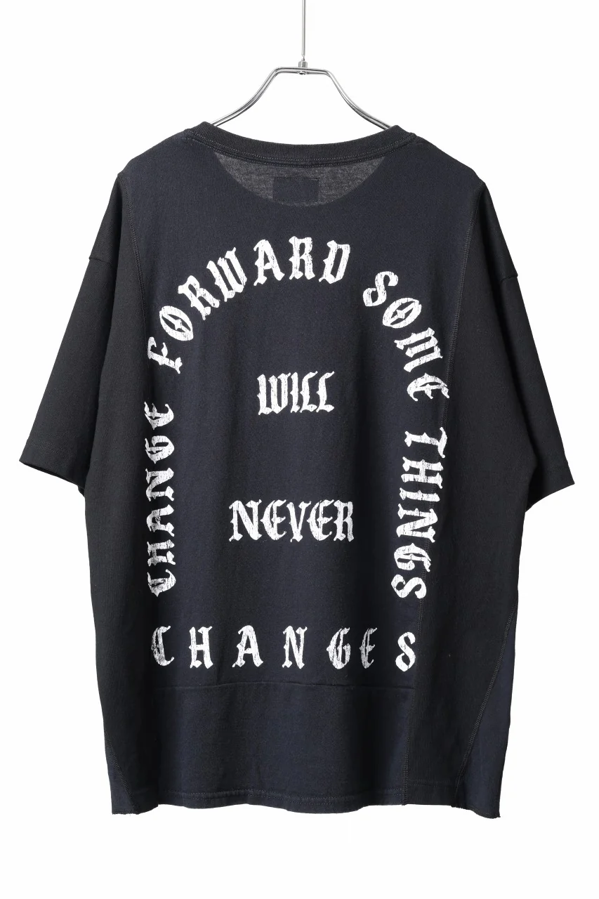 CHANGES x LOOM exclusive VINTAGE REMAKE T-SHIRT - new edition (BLACK #A) - Image 2
