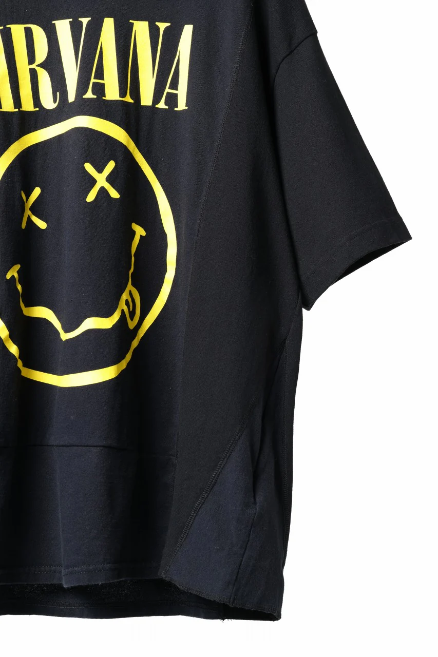 CHANGES x LOOM exclusive VINTAGE REMAKE T-SHIRT - new edition (BLACK #A) - Image 5