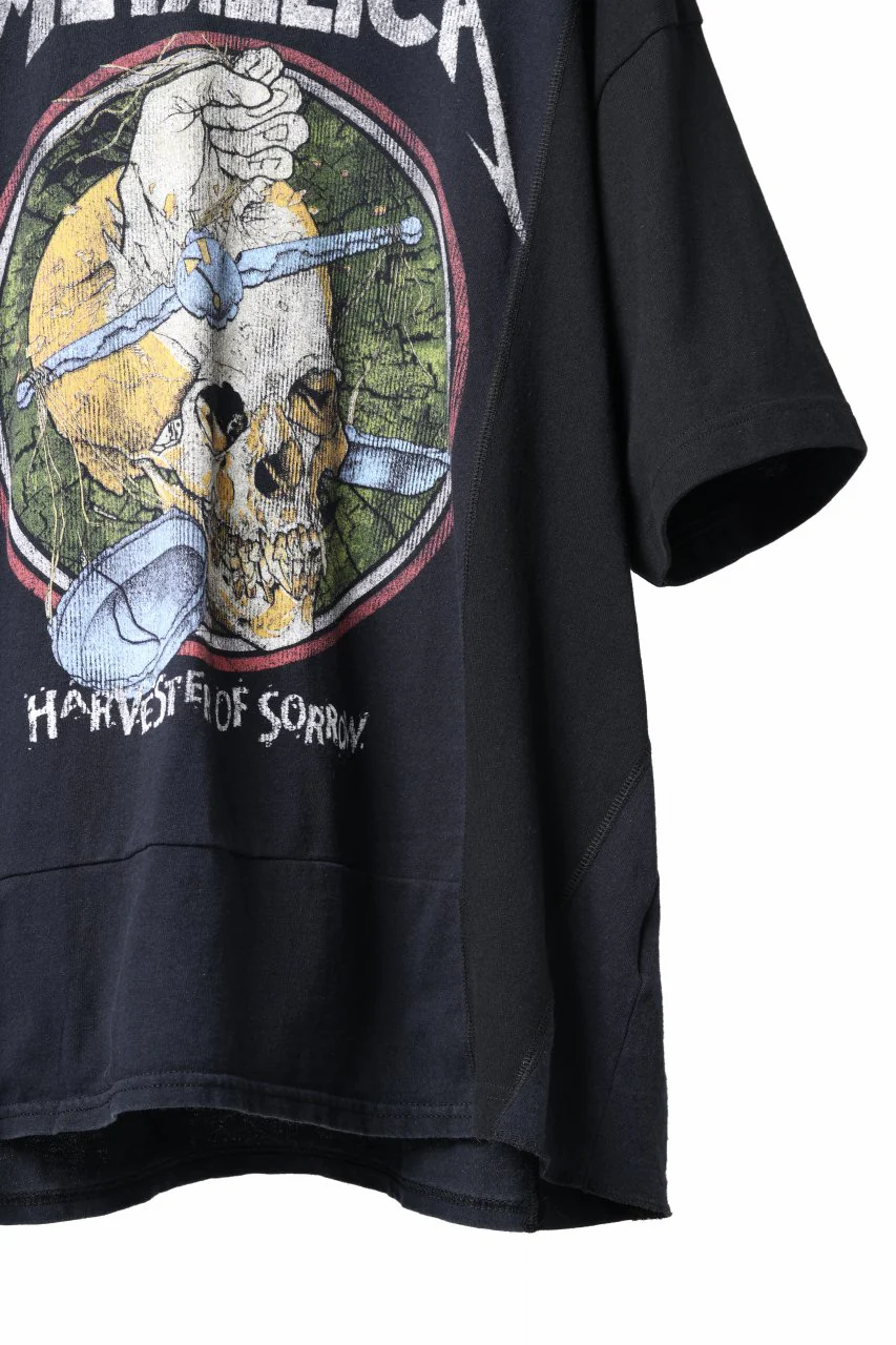 CHANGES x LOOM exclusive VINTAGE REMAKE T-SHIRT - new edition (BLACK #C) - Image 4