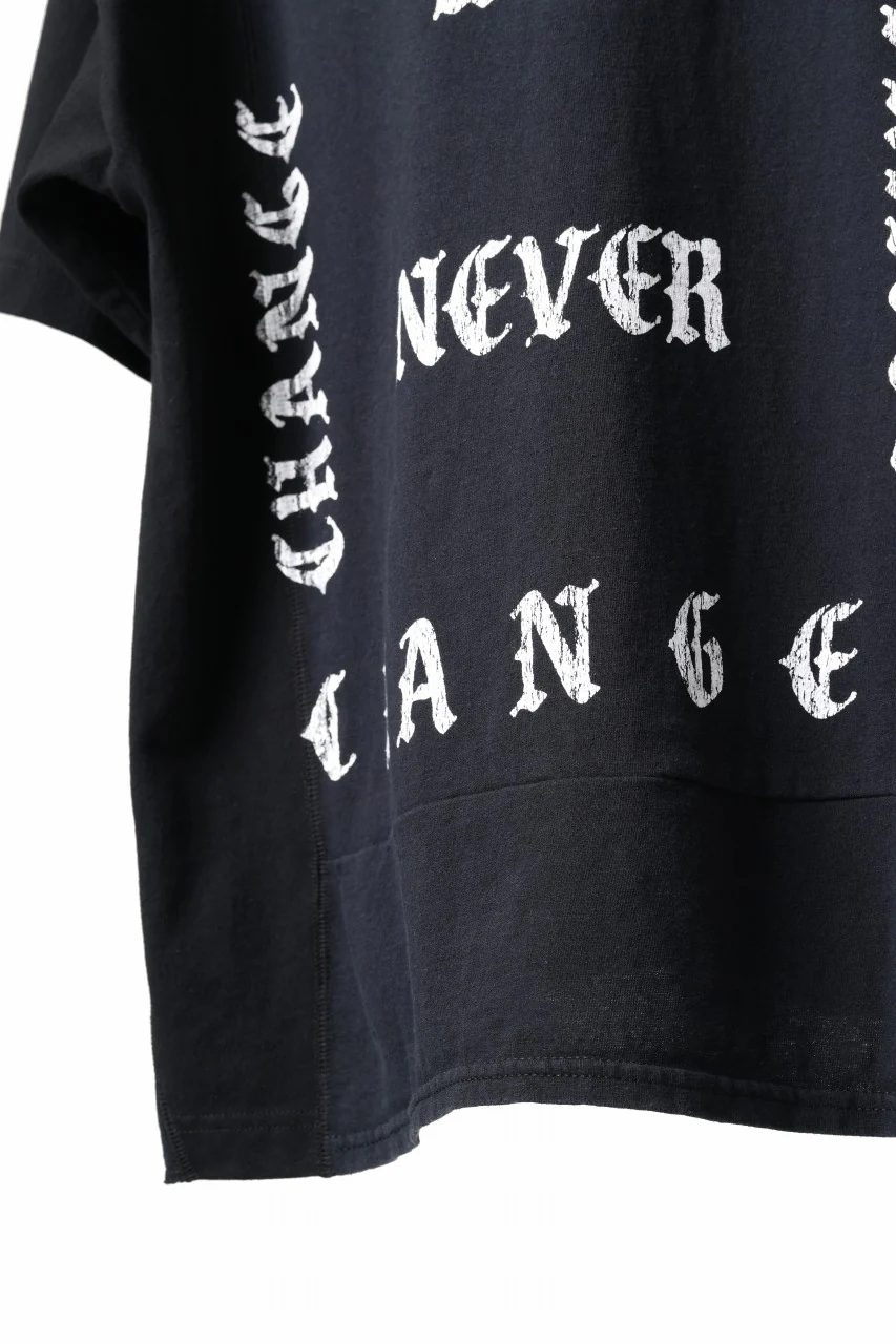 CHANGES x LOOM exclusive VINTAGE REMAKE T-SHIRT - new edition (BLACK #C) - Image 9