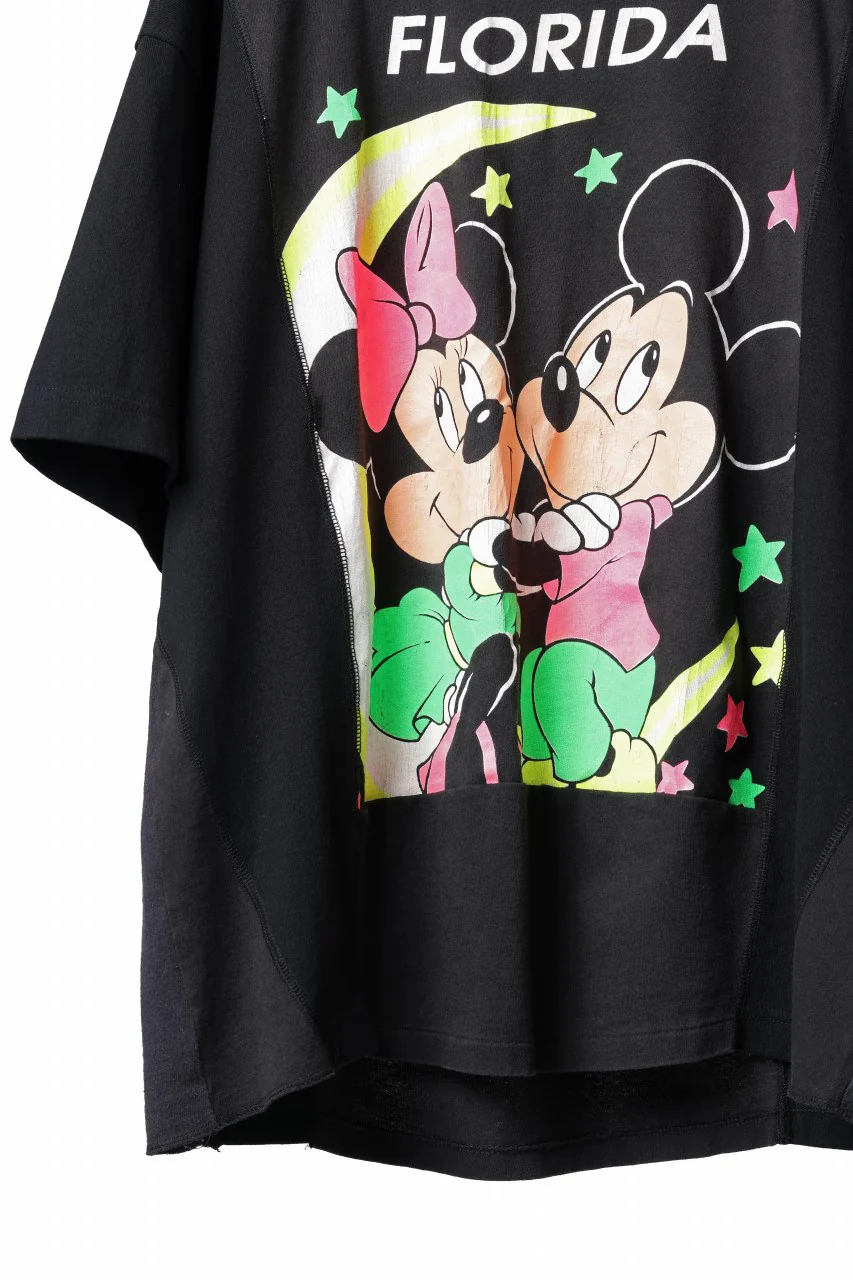CHANGES x LOOM exclusive VINTAGE REMAKE T-SHIRT - new edition (BLACK #D) - Image 5
