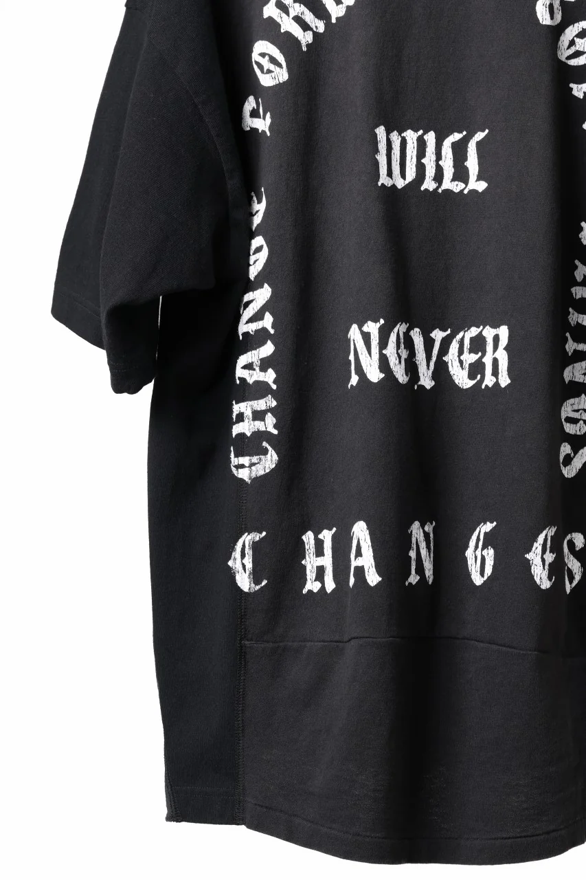 CHANGES x LOOM exclusive VINTAGE REMAKE T-SHIRT - new edition (BLACK #D) - Image 8
