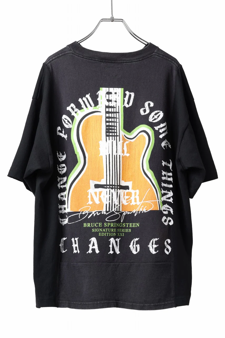 CHANGES x LOOM exclusive VINTAGE REMAKE T-SHIRT - new edition (BLACK #E) - Image 2
