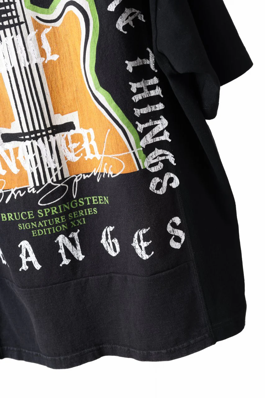 CHANGES x LOOM exclusive VINTAGE REMAKE T-SHIRT - new edition (BLACK #E) - Image 9