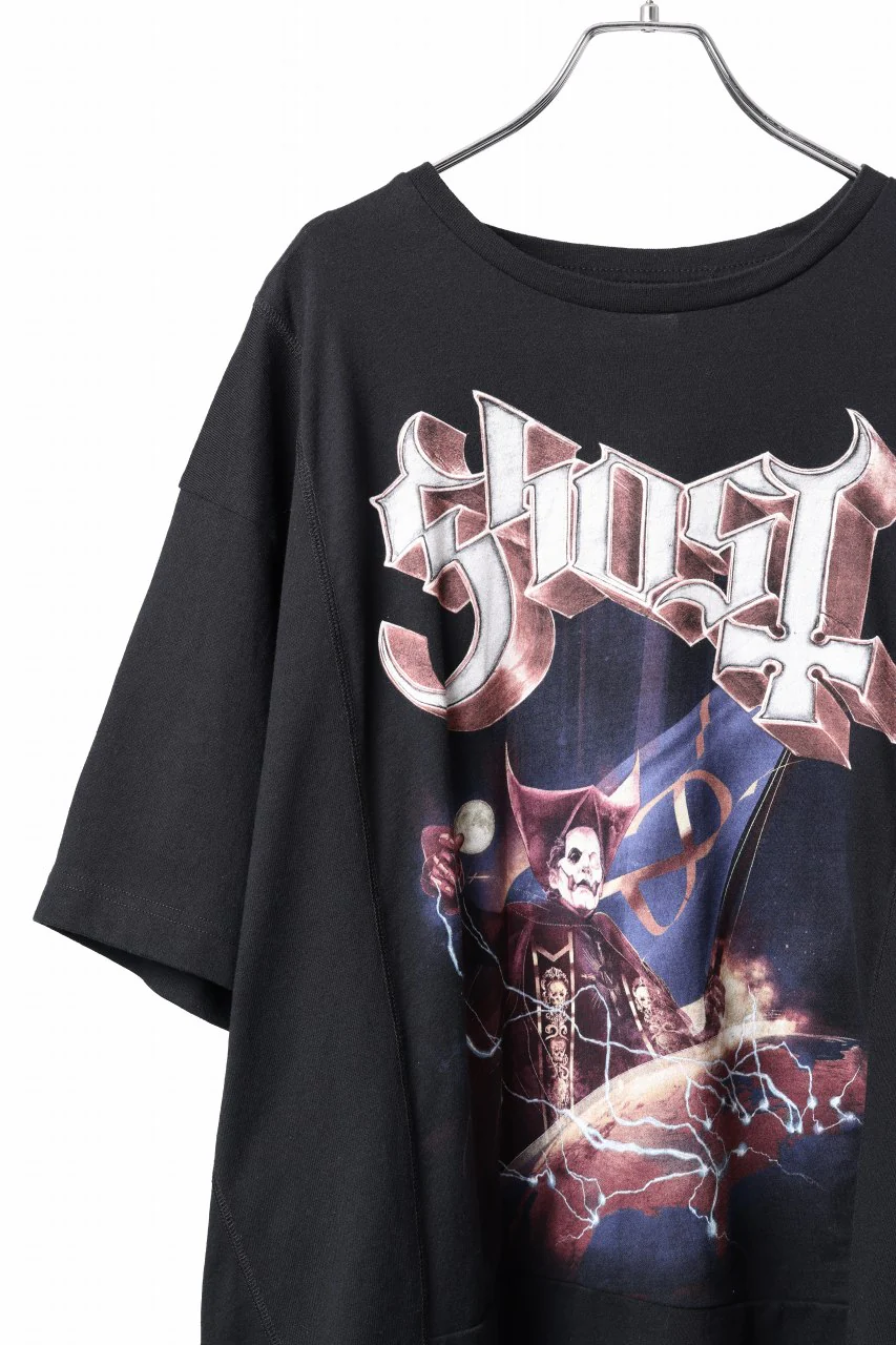 CHANGES x LOOM exclusive VINTAGE REMAKE T-SHIRT - new edition (BLACK #H) - Image 3