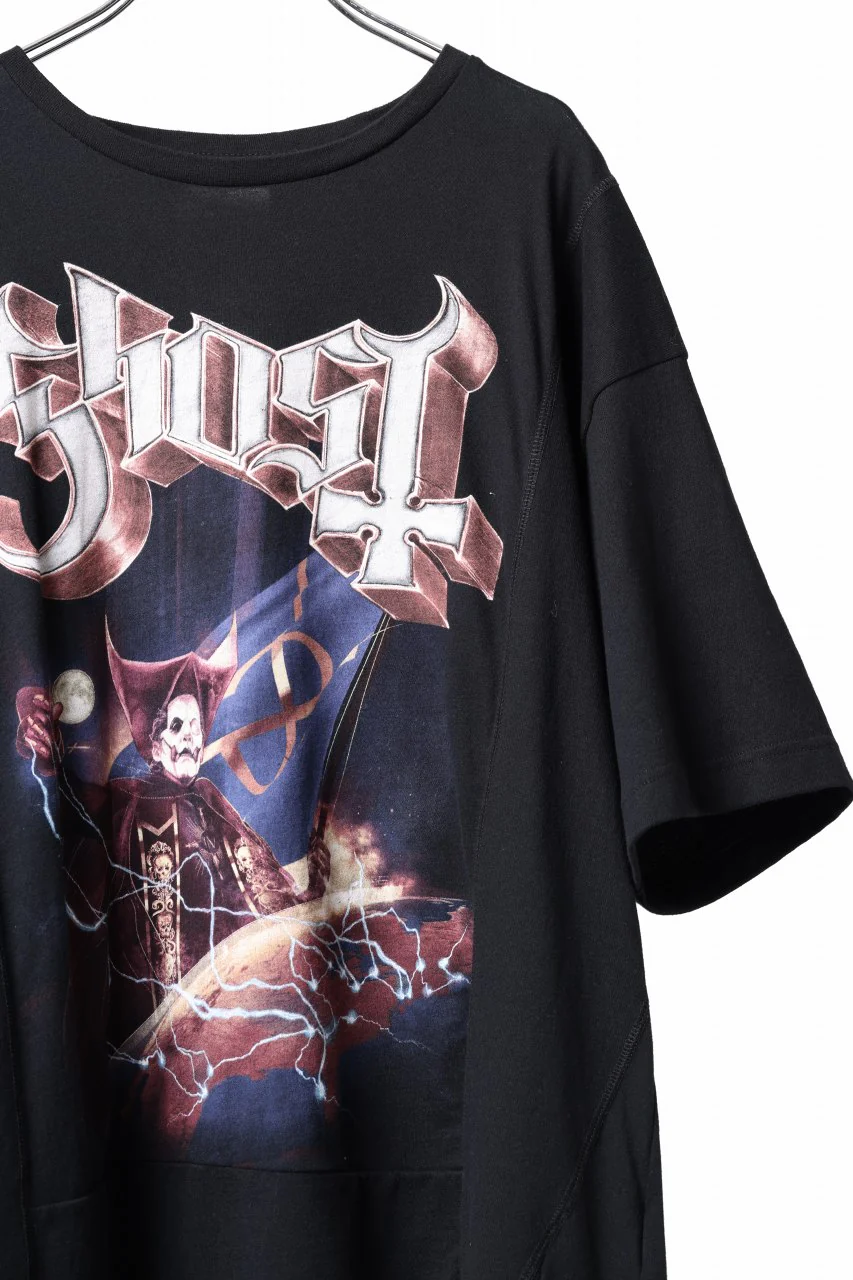 CHANGES x LOOM exclusive VINTAGE REMAKE T-SHIRT - new edition (BLACK #H) - Image 4