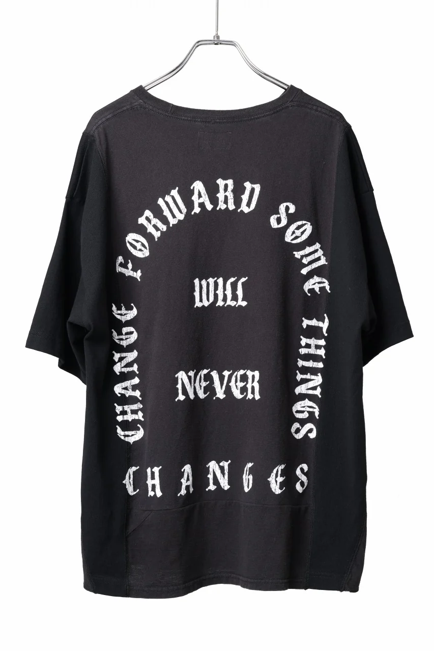 CHANGES x LOOM exclusive VINTAGE REMAKE T-SHIRT - new edition (BLACK #I) - Image 2