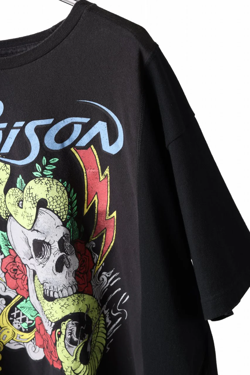 CHANGES x LOOM exclusive VINTAGE REMAKE T-SHIRT - new edition (BLACK #I) - Image 7